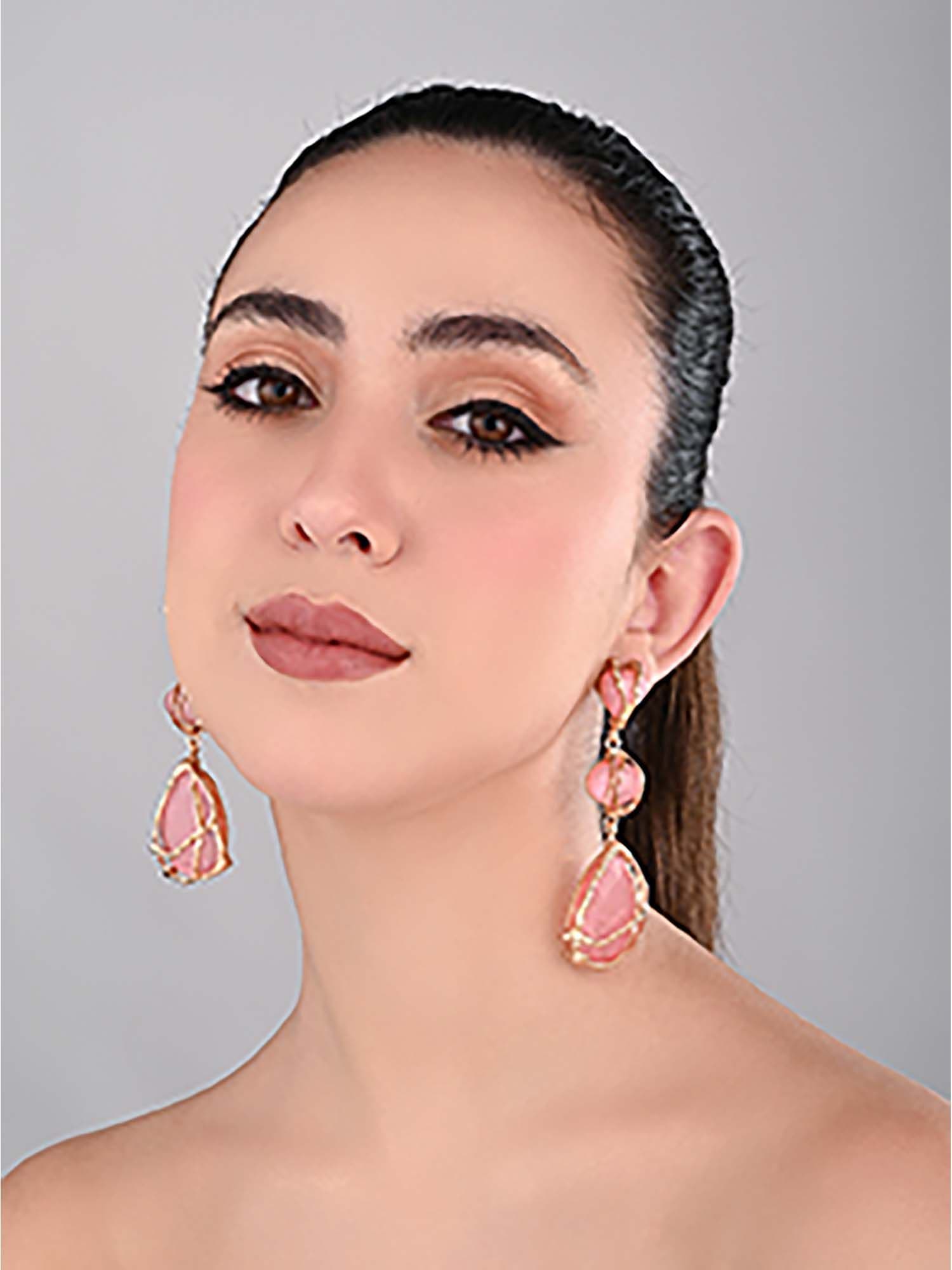 Elevate Your Style With Blush Aura Earrings
