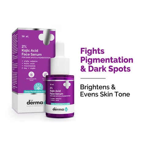 2% Kojic Acid Face Serum For Dark Spot Reduction