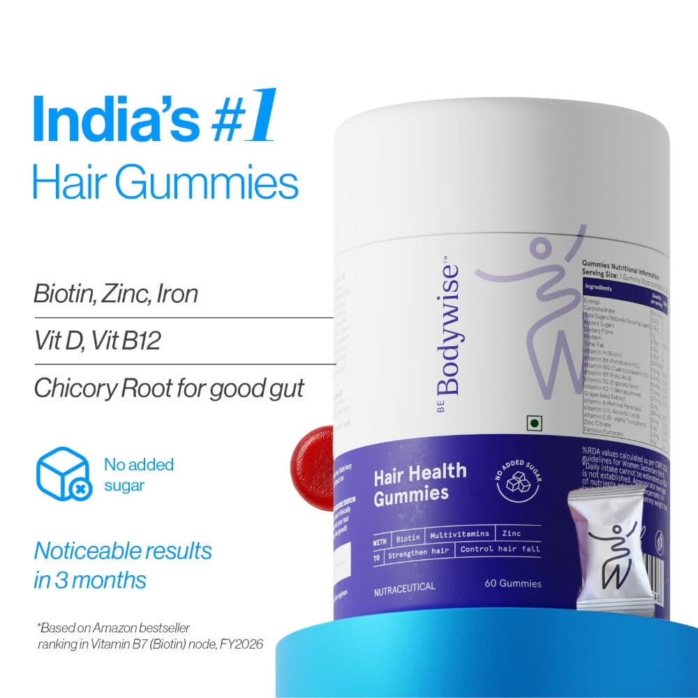 Biotin Hair Gummies For Stronger Hair And Nails