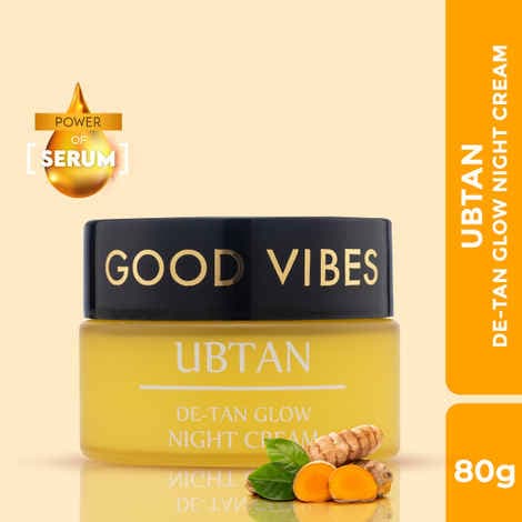 De Tan Glow Ubtan Night Cream For Brightened Skin