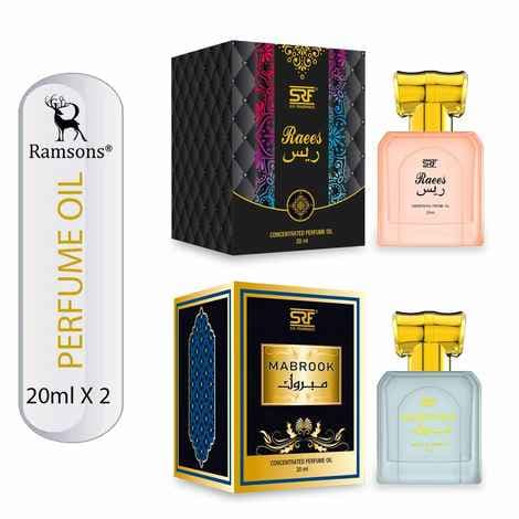 SRF Raees & MABROOK Concentrated Perfume Oil Combo