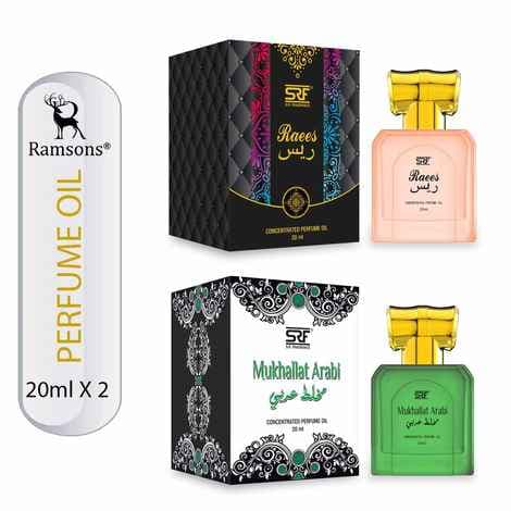 SRF Raees & Mukhallat Arabi Concentrated Perfume Oil Combo