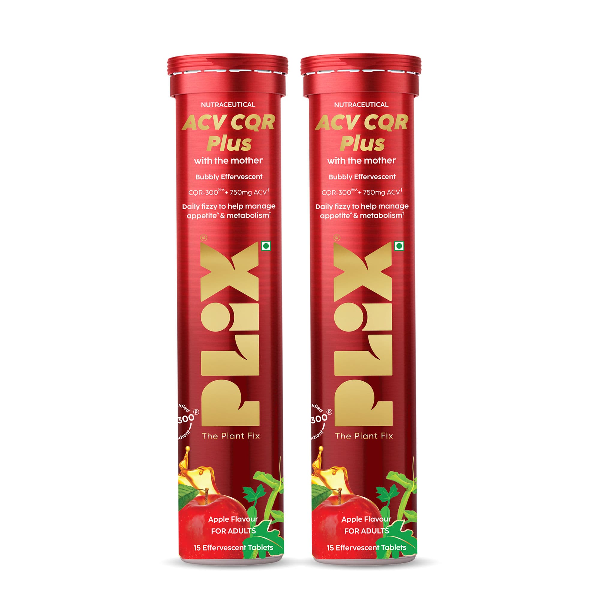 The Plant Fix ACV CQR Plus Effervescent Tablets For Fat Reduction